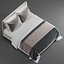 Letto semplice per camera d'albergo 2
