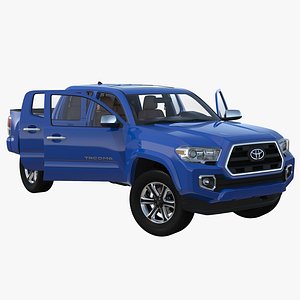 3d model of toyota tacoma 2016 rigged