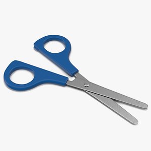 scissors 2 blue 3d 3ds