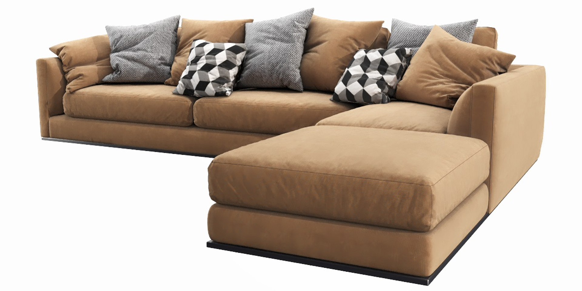 B Italia Richard Sofa 3D Model - TurboSquid 1505243