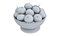 Tangerines in white bowl