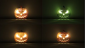 3D Parasitic Monster Pumpkin