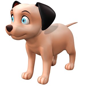 Cartoon Cute Puppy Dog Rig