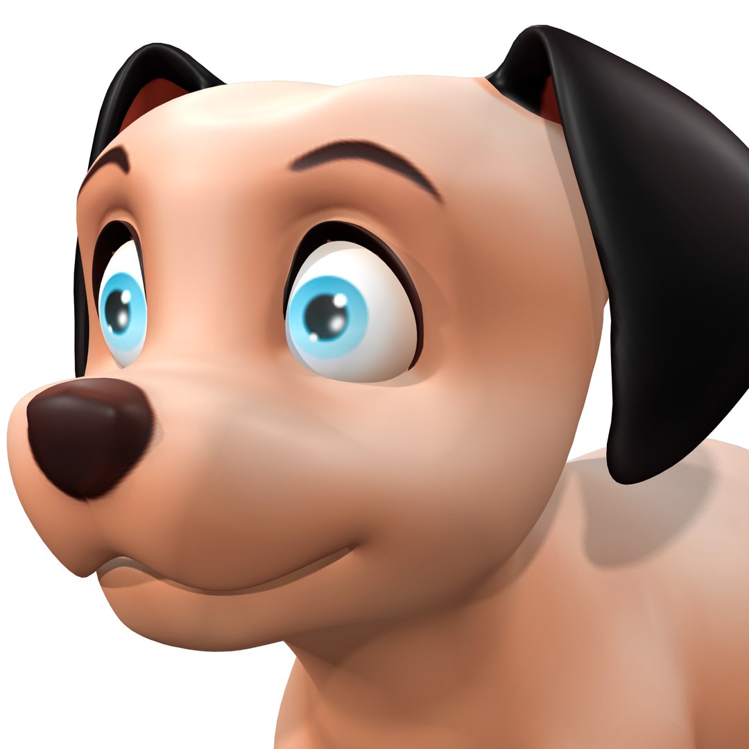 Cartoon Cute Puppy Dog Rig 3D - TurboSquid 1887323