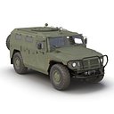 Russian Mobility Vehicle GAZ Tigr M