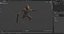Futuristic Warrior with Sword Running Pose