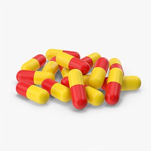 Pile Of Pills 3D model