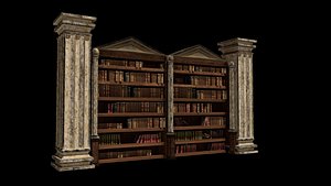 bookcase librero 3D model