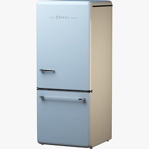 3D Classic Unique Fridge model