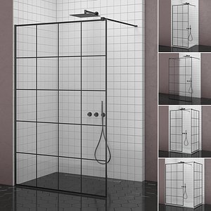 cabin showers radaway modo 3D model