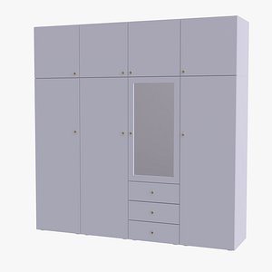 3D Ikea PLATSA wardrobe Rig model