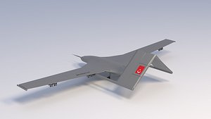 3D BAYRAKTAR TB2 model