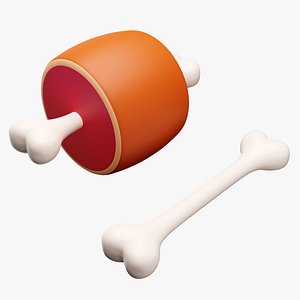 Emoji Meat on Bone and Bone 001 Upload