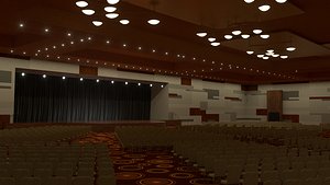 Convention Center Ballroom 3D model