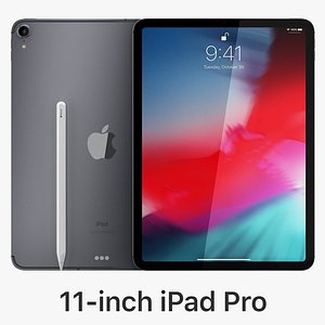 3D model apple ipad pro 11