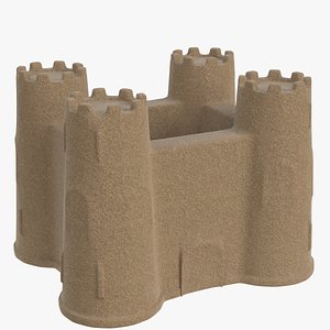 sand castle 3D model