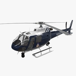 helicopter as-350 baltimore county 3D
