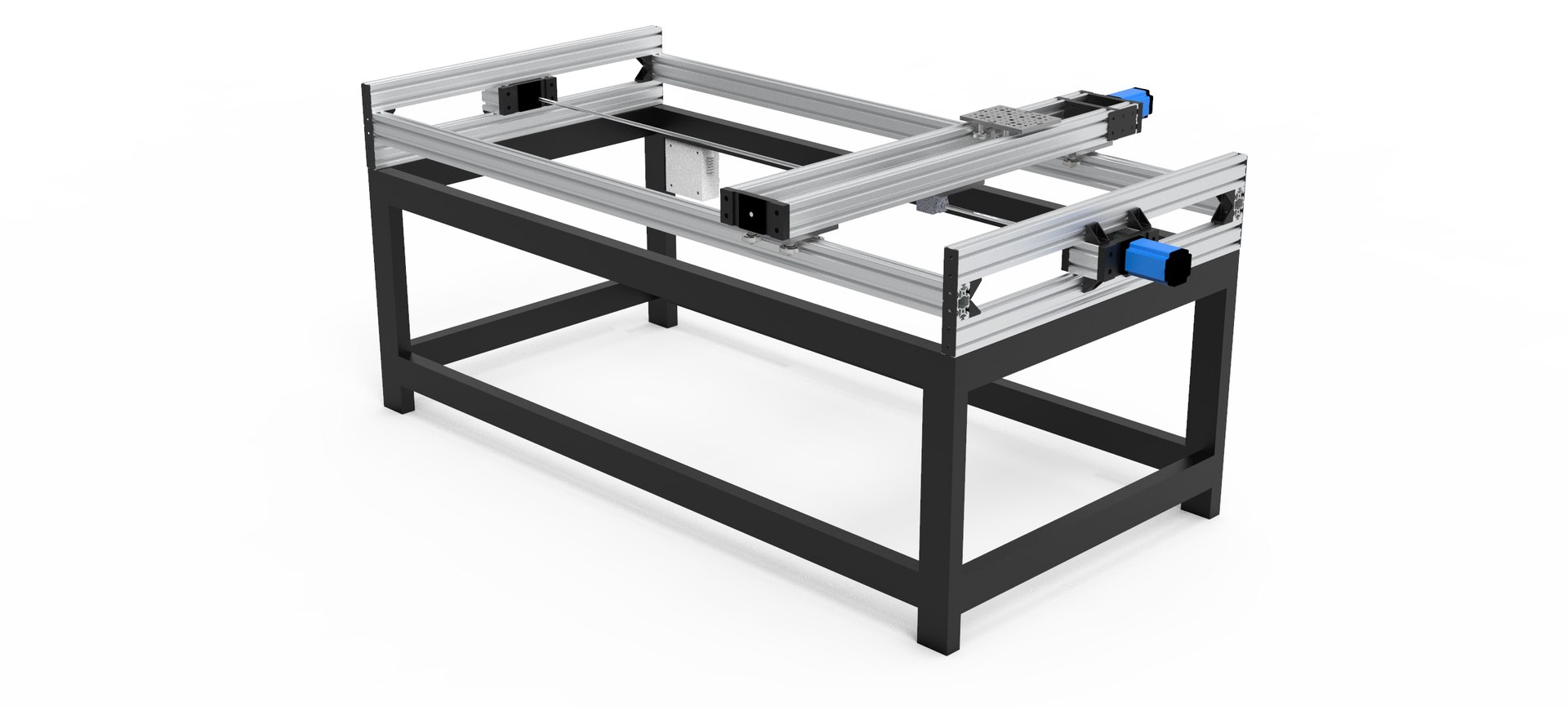 2 Axis Table CNC 1220 X 2440 Model - TurboSquid 2108223
