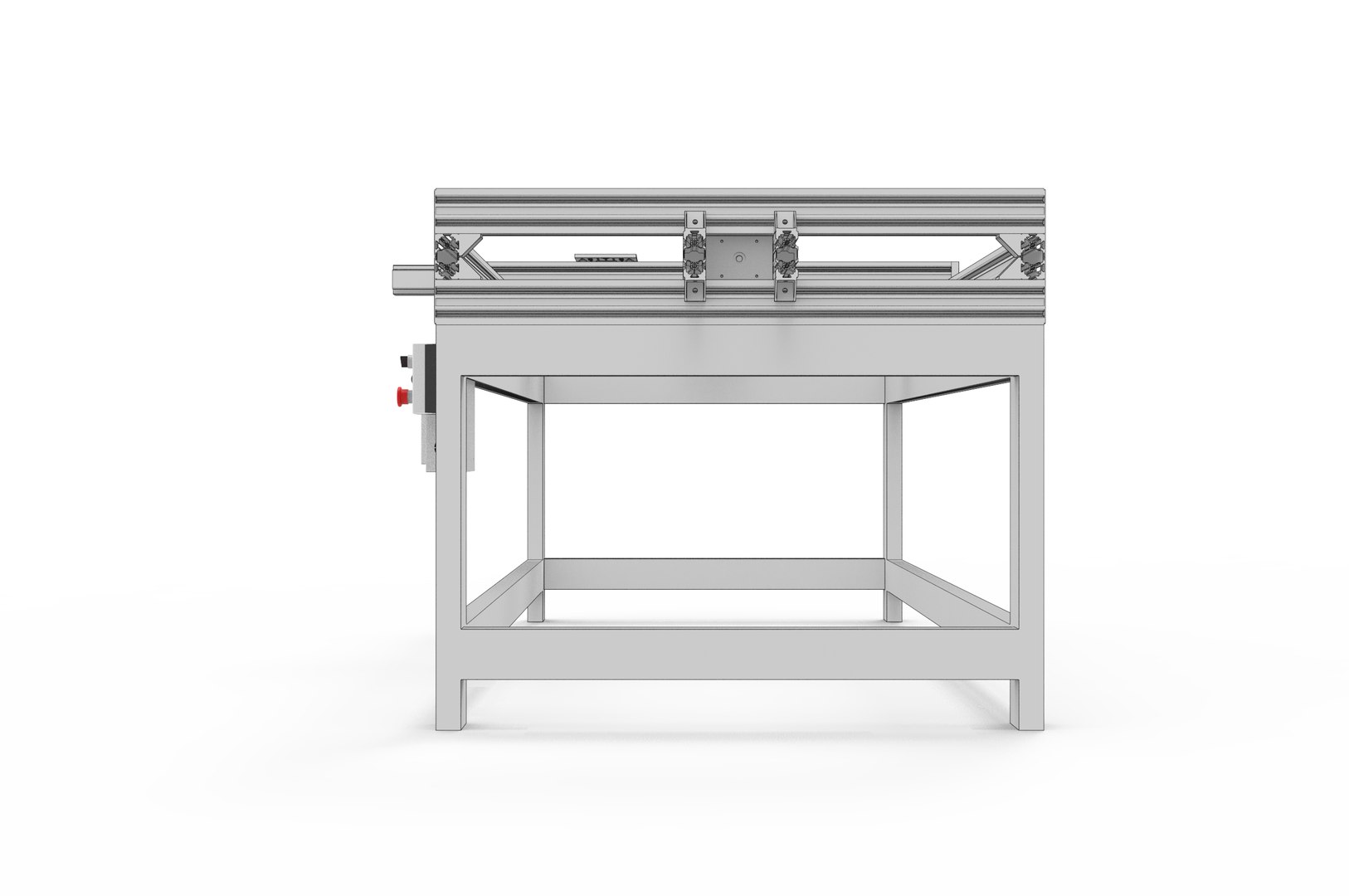 2 Axis Table CNC 1220 X 2440 Model - TurboSquid 2108223
