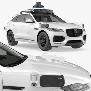Autonomous Ride-Hailing SUV White Simplified