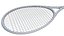 Wire Tennis Ball Hopper Basket and Racket