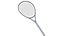 Wire Tennis Ball Hopper Basket and Racket
