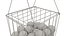 Wire Tennis Ball Hopper Basket and Racket