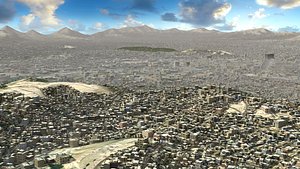 3D Arabic  City Large model