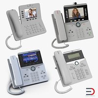 Cisco IP Phones 3D Models Collection 5