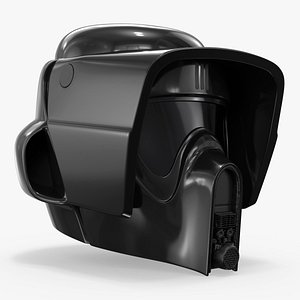 Star Wars Scout Trooper Stealth Helmet Gloss Black