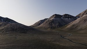 Mountainous valleys and plateaus terrain