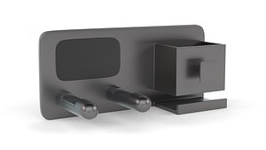 Wall Mounted Hair Dryer Holder