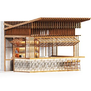 3D coffeehouse foodcourt 25