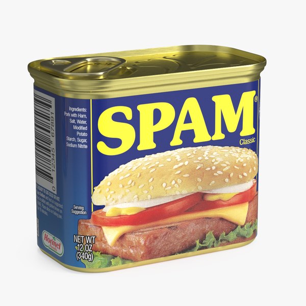 Spam Canned Food Closed 3D model