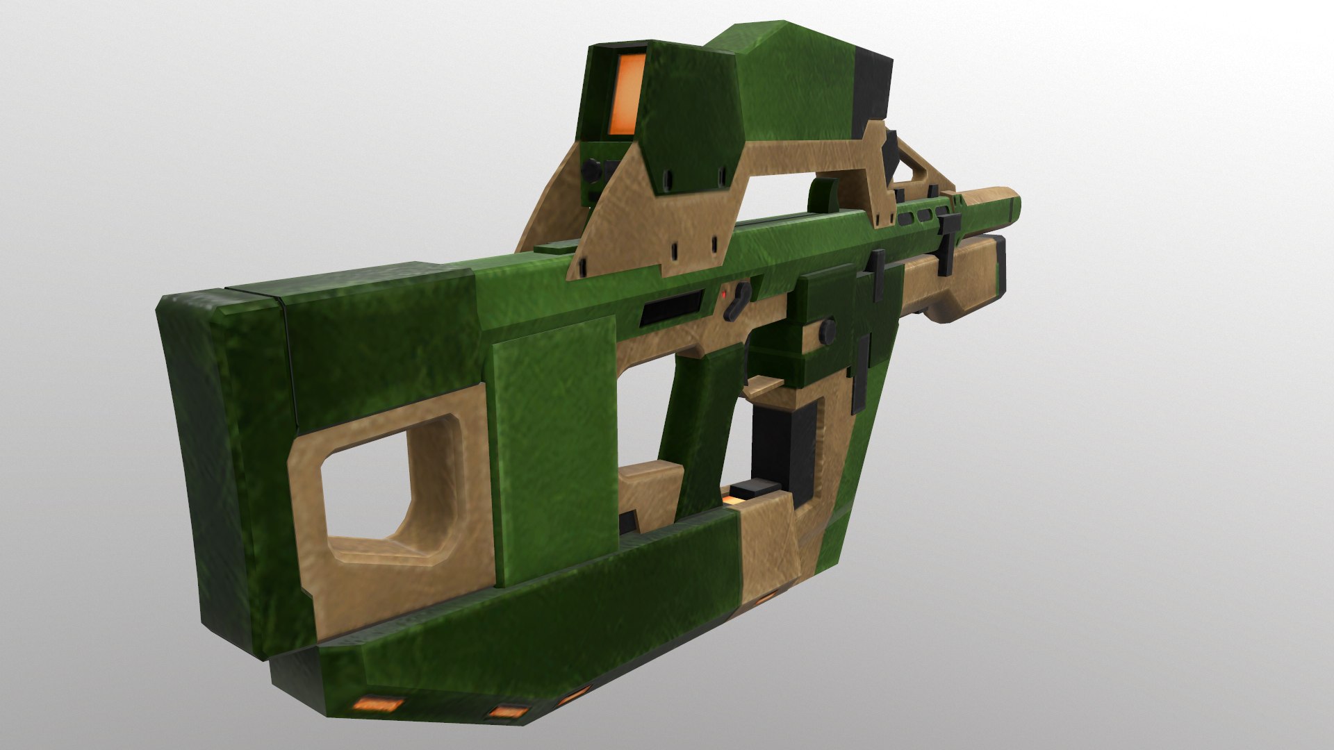 Shot Gun Level 5 3D Model - TurboSquid 2198232
