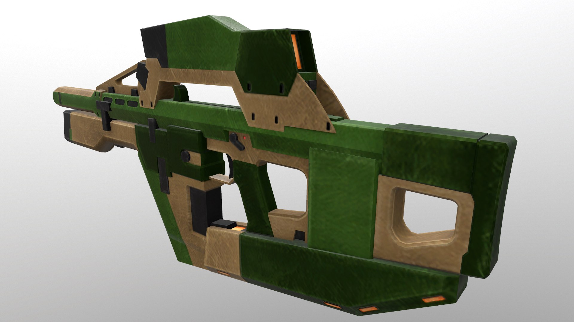 Shot Gun Level 5 3D Model - TurboSquid 2198232