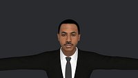 Khalil Rountree  Hyper Realistic Full Body Fully Rigged Character