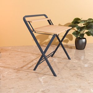FOLDED CHAIR 3D model