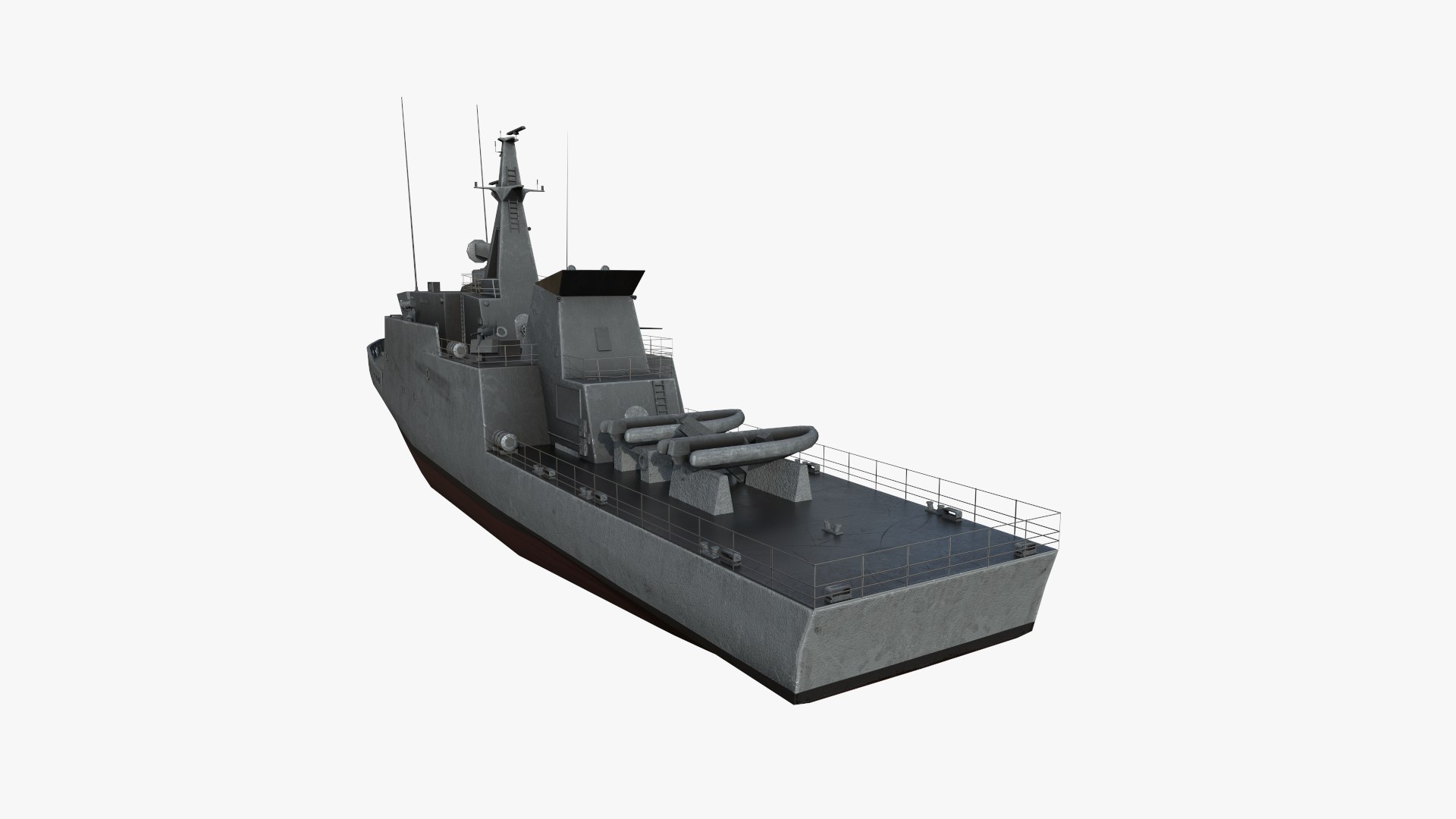 3D Al Bushra Class Model - TurboSquid 2200313