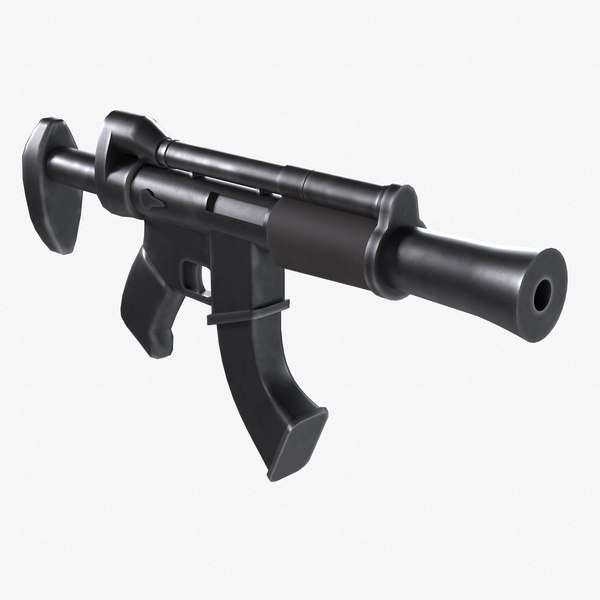 MP5 estilizado pronto para jogo Modelo 3D - TurboSquid 2291413