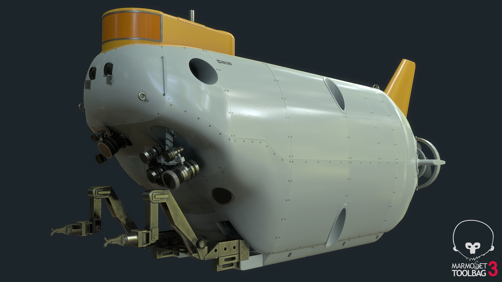 Deep Sea Submersible 02 3D Model - TurboSquid 1719428