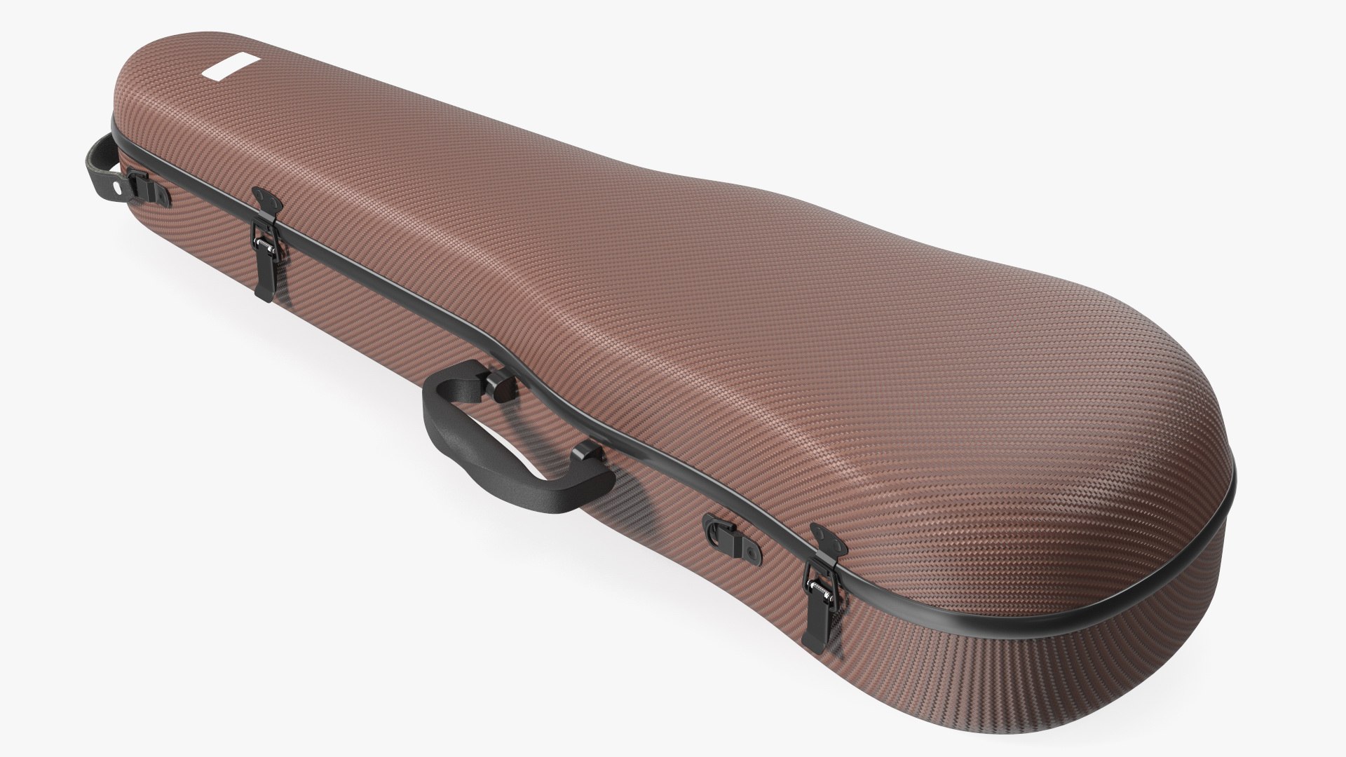 Shockproof Violin Case Brown Closed 3D model preview
