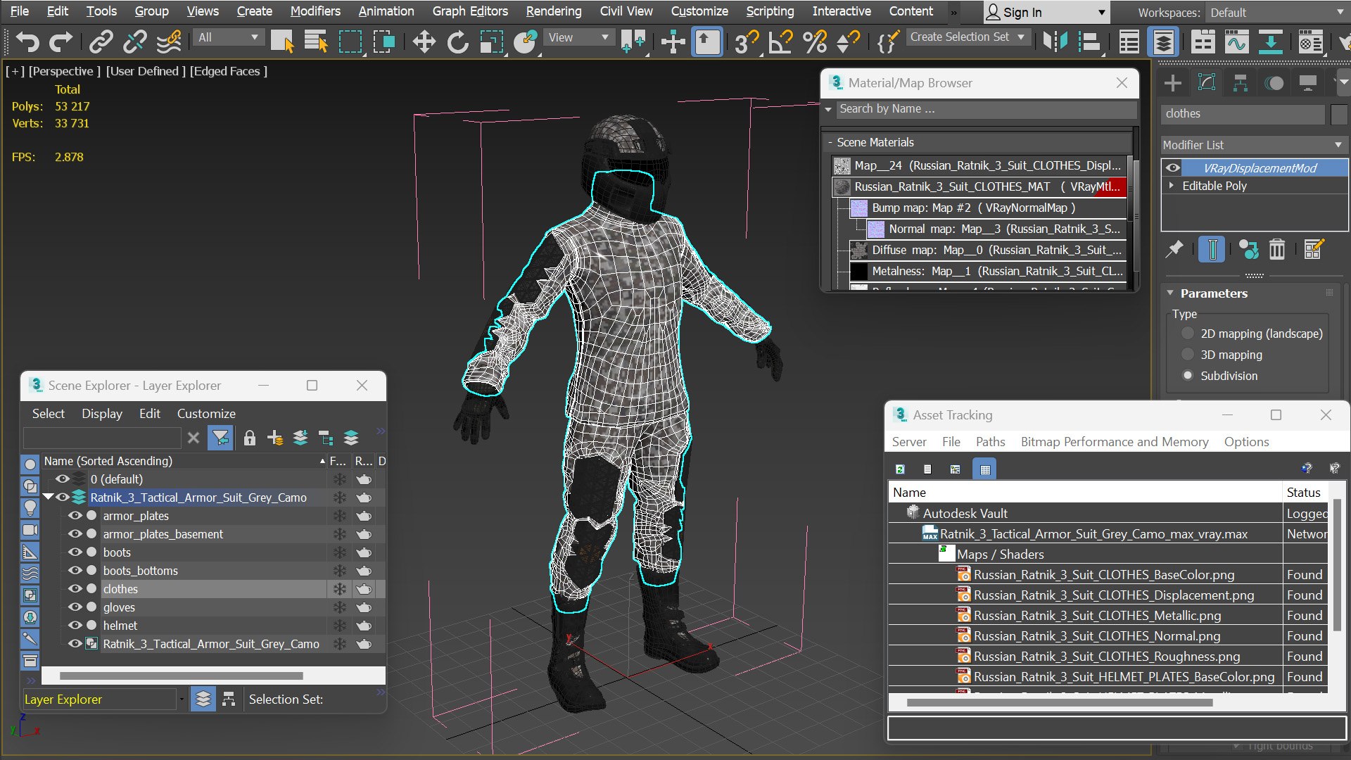 3D Ratnik 3 Tactical Armor Suit Grey Camo model https://p.turbosquid.com/ts-thumb/5L/SszMYO/Gy/ratnik_3_tactical_armor_suit_grey_camo_016/jpg/1768169912/1920x1080/fit_q87/ad3b3fc8e13bad10f168b93d0c515633ba800c42/ratnik_3_tactical_armor_suit_grey_camo_016.jpg