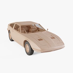 1969 Maserati Indy 3D model