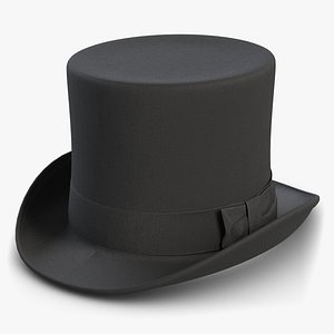 Black Cylinder Hat