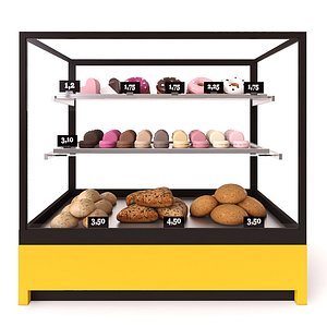 small sweets pastries 3D model