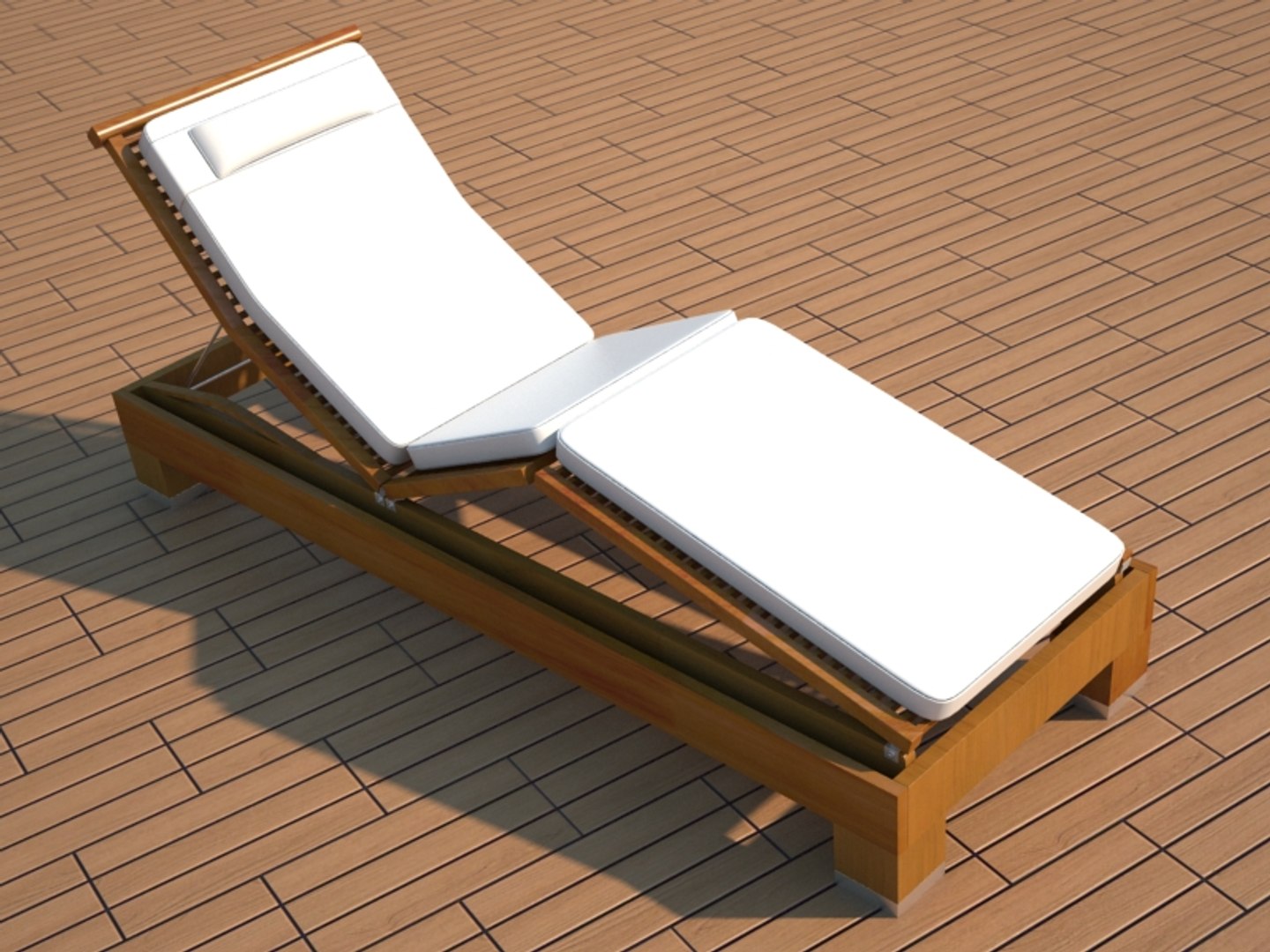 3d Model Pool Chair