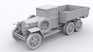 gaz aaa truck 3D model