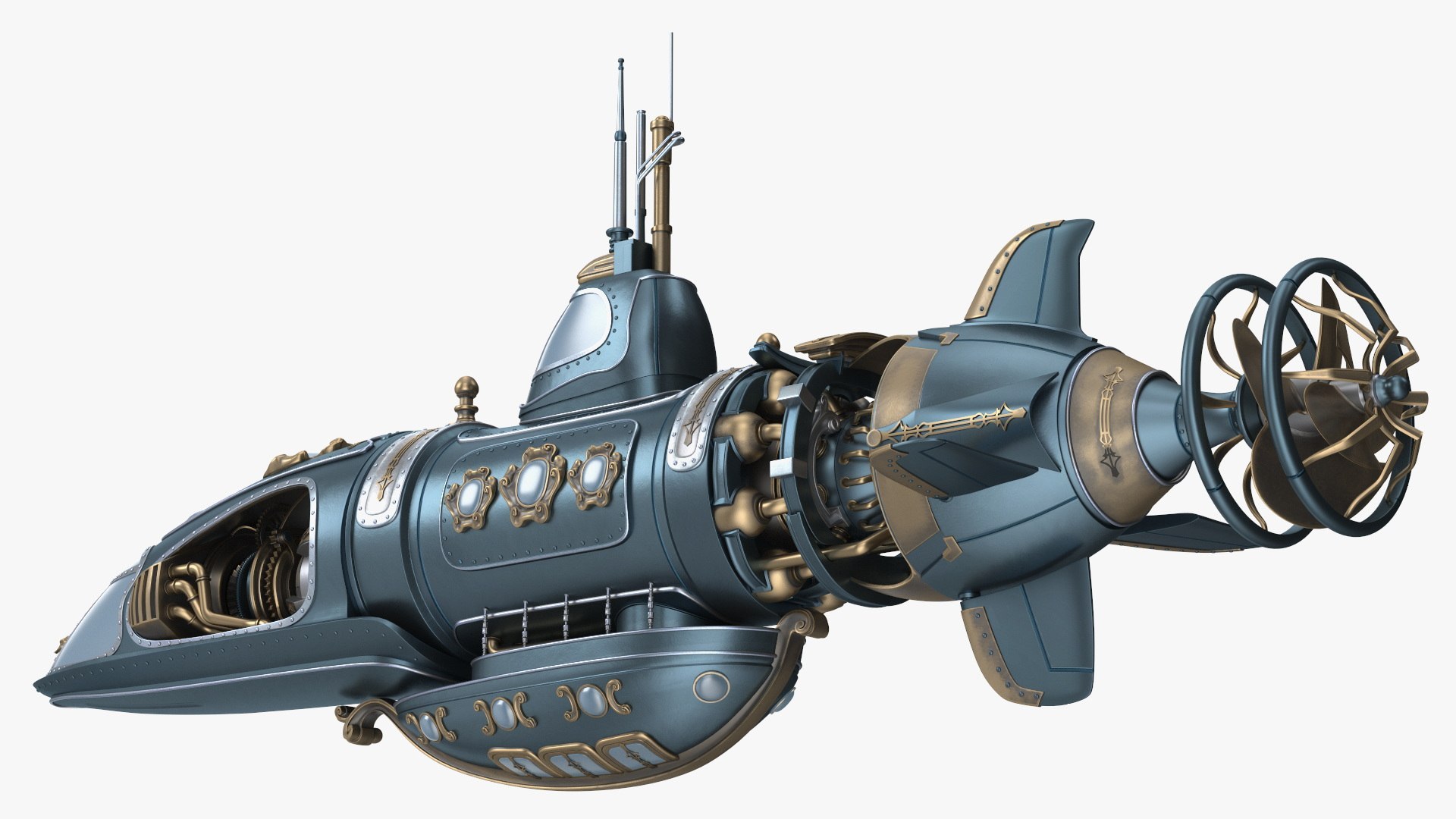 3D Steampunk Vehicle Collection 2 https://p.turbosquid.com/ts-thumb/5L/f3cOy6/ju/steampunksubmarineblue3dsmodel013/jpg/1758179252/1920x1080/fit_q87/834ee3994befbfd12d83414f3fa6e35e294bd759/steampunksubmarineblue3dsmodel013.jpg