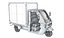 Three-Wheeler Cargo Vehicle Pickup Urban Transport